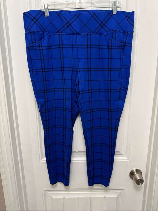 torrid Pants - Torrid Studio Pull On Pocket Pixie Slim Fit High Rise Harriet Plaid Sz 2X (39-10